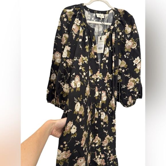 NWT Tuckernuck Midnight Garden Lyles Floral Maxi Dress - Picture 5 of 7